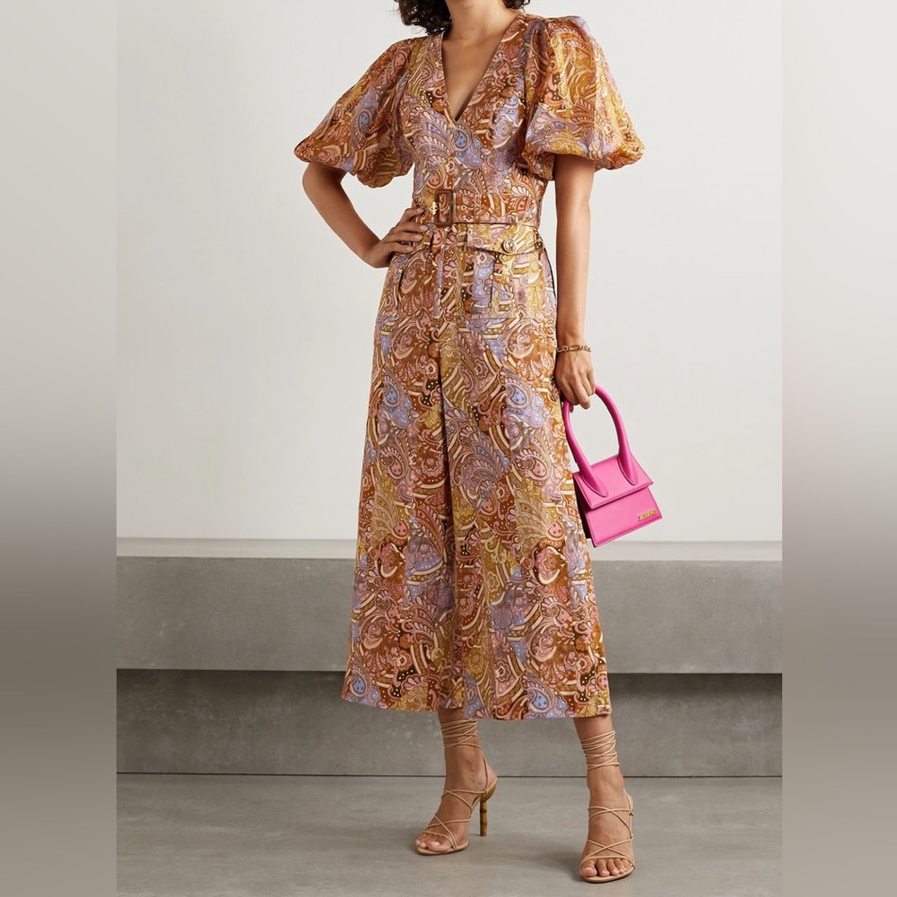 ZIMMERMANN WOMEN'S CONCERT JUMPSUIT - PATCHWORK PASILEY